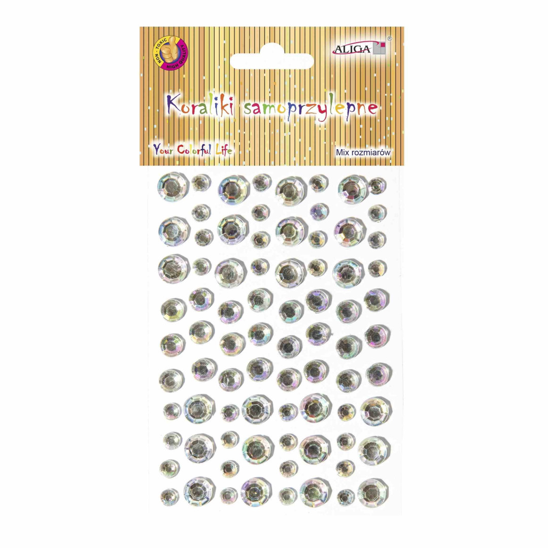 Kryształki samoprzylepne JET-2374 Aliga bezbarwne